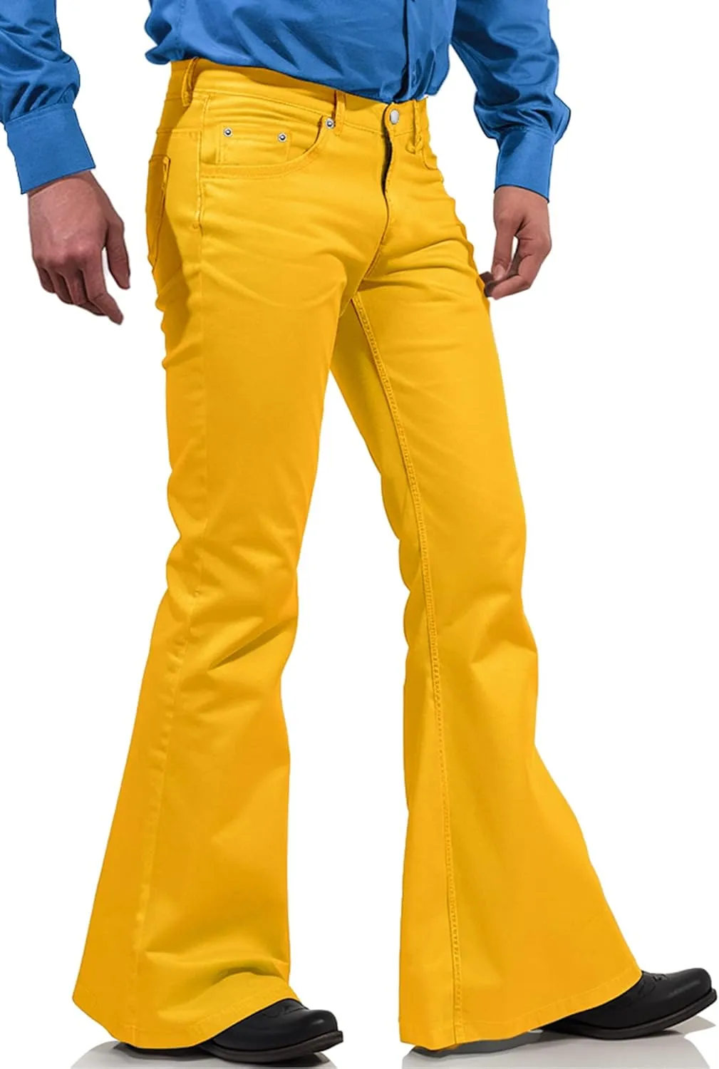 70s Disco Pants for Men,Mens Bell Bottom Jeans Pants,60s 70s Bell Bottoms Vintage Denim Pants Jeans for Men