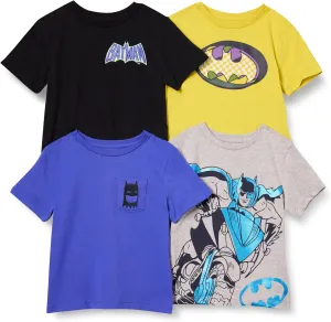 Amazon Essentials Boys and Toddlers' Short-Sleeve T-Shirts, Multipacks