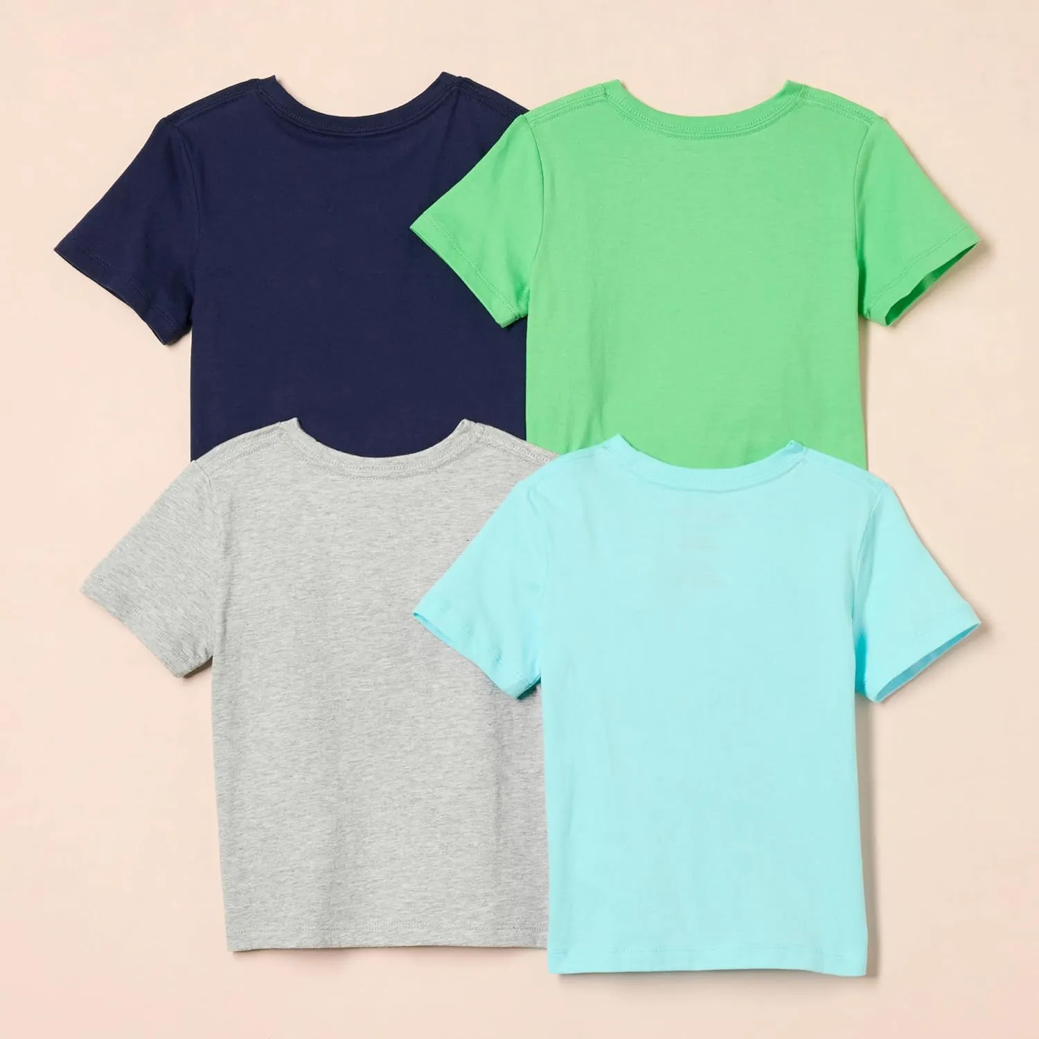 Amazon Essentials Boys and Toddlers' Short-Sleeve T-Shirts, Multipacks