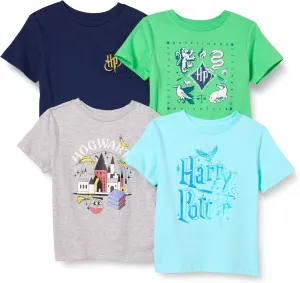 Amazon Essentials Boys and Toddlers' Short-Sleeve T-Shirts, Multipacks