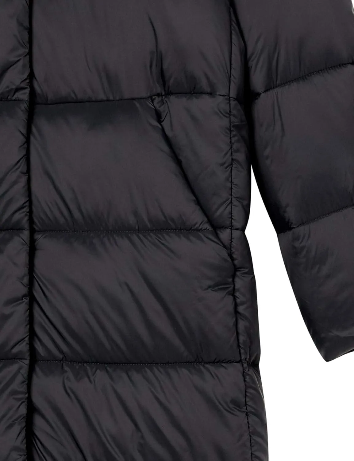 Amazon Essentials Women's Lightweight Full-Zip Water-Resistant Long Cocoon Puffer Winter Coat