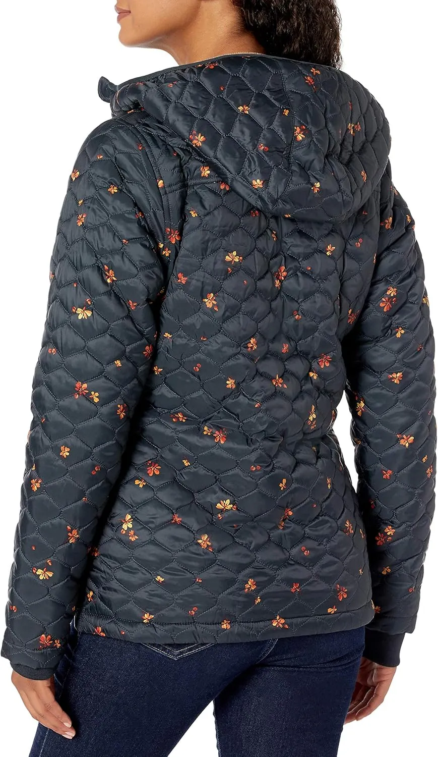 Amazon Essentials Women's Lightweight Quilted Full-Zip Water-Resistant Sherpa-Lined Hooded Puffer Jacket