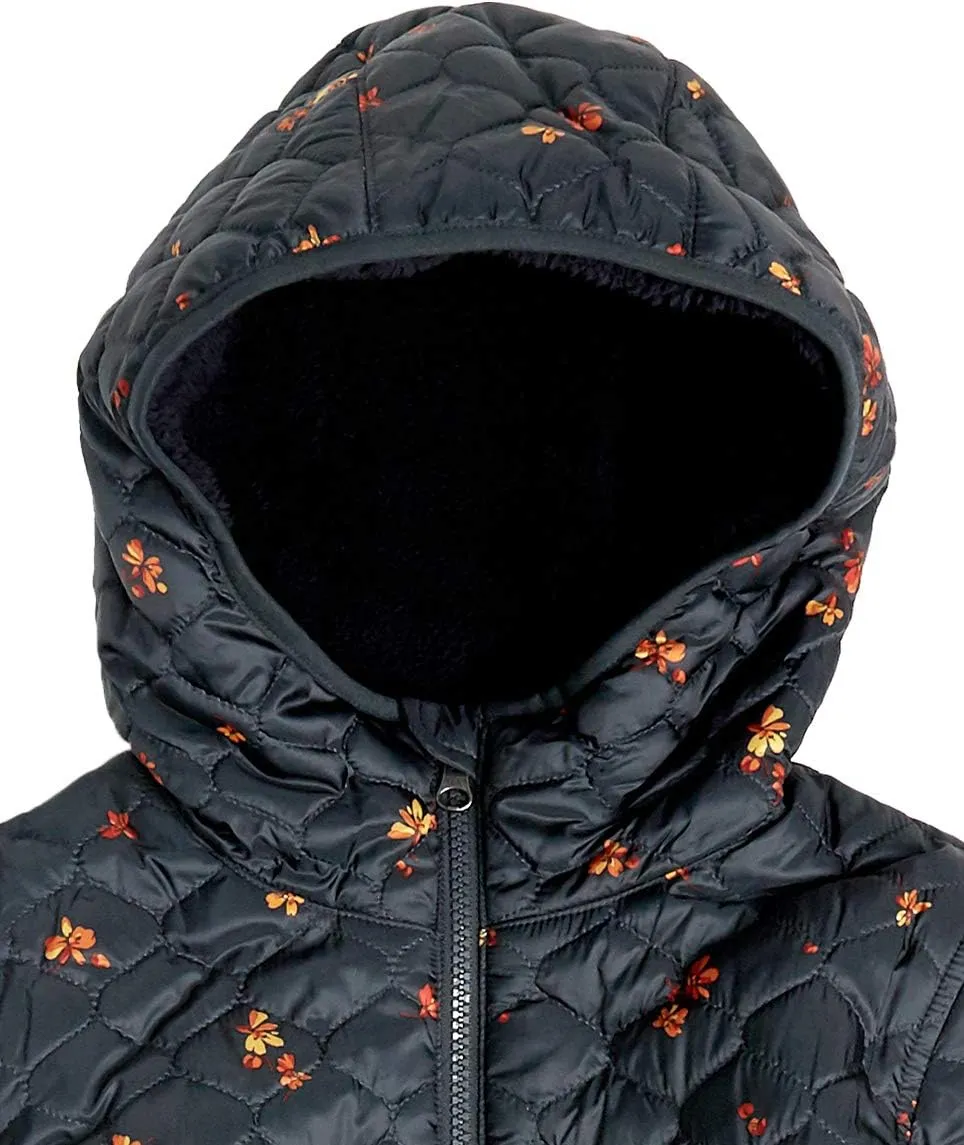 Amazon Essentials Women's Lightweight Quilted Full-Zip Water-Resistant Sherpa-Lined Hooded Puffer Jacket