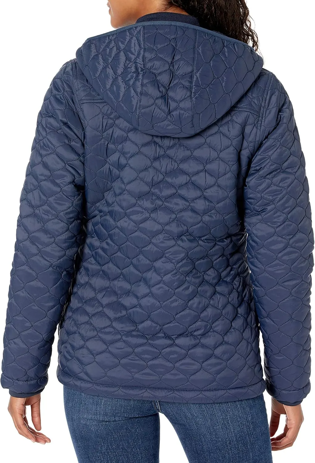 Amazon Essentials Women's Lightweight Quilted Full-Zip Water-Resistant Sherpa-Lined Hooded Puffer Jacket