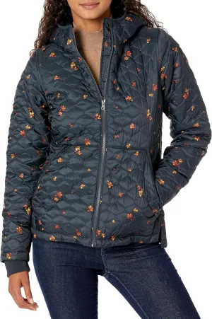 Amazon Essentials Women's Lightweight Quilted Full-Zip Water-Resistant Sherpa-Lined Hooded Puffer Jacket