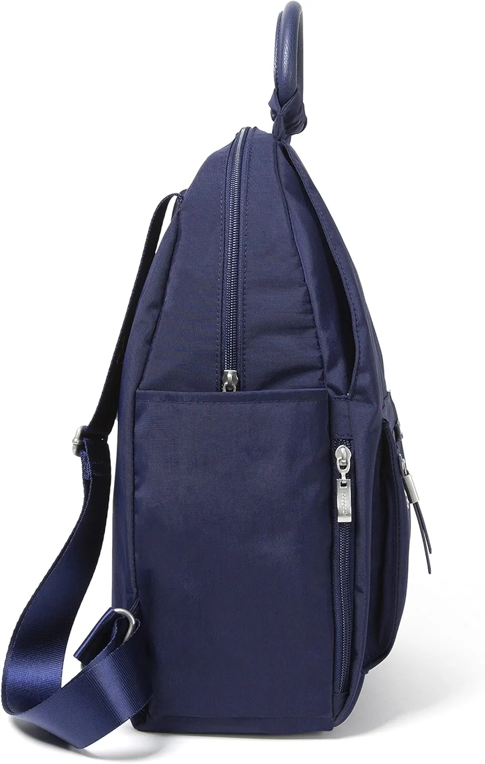 Baggallini Womens With Rfid Phone Wristlet All Day Backpack, Navy, One Size US