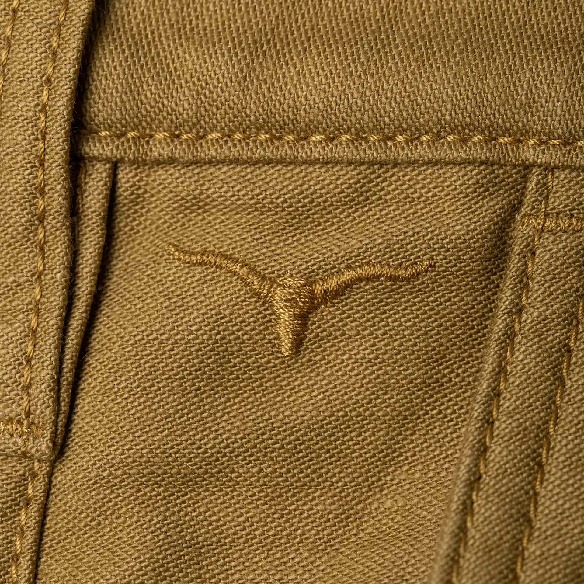 BC-03 STRAIGHT CHINO 10 oz. golden brown military twill