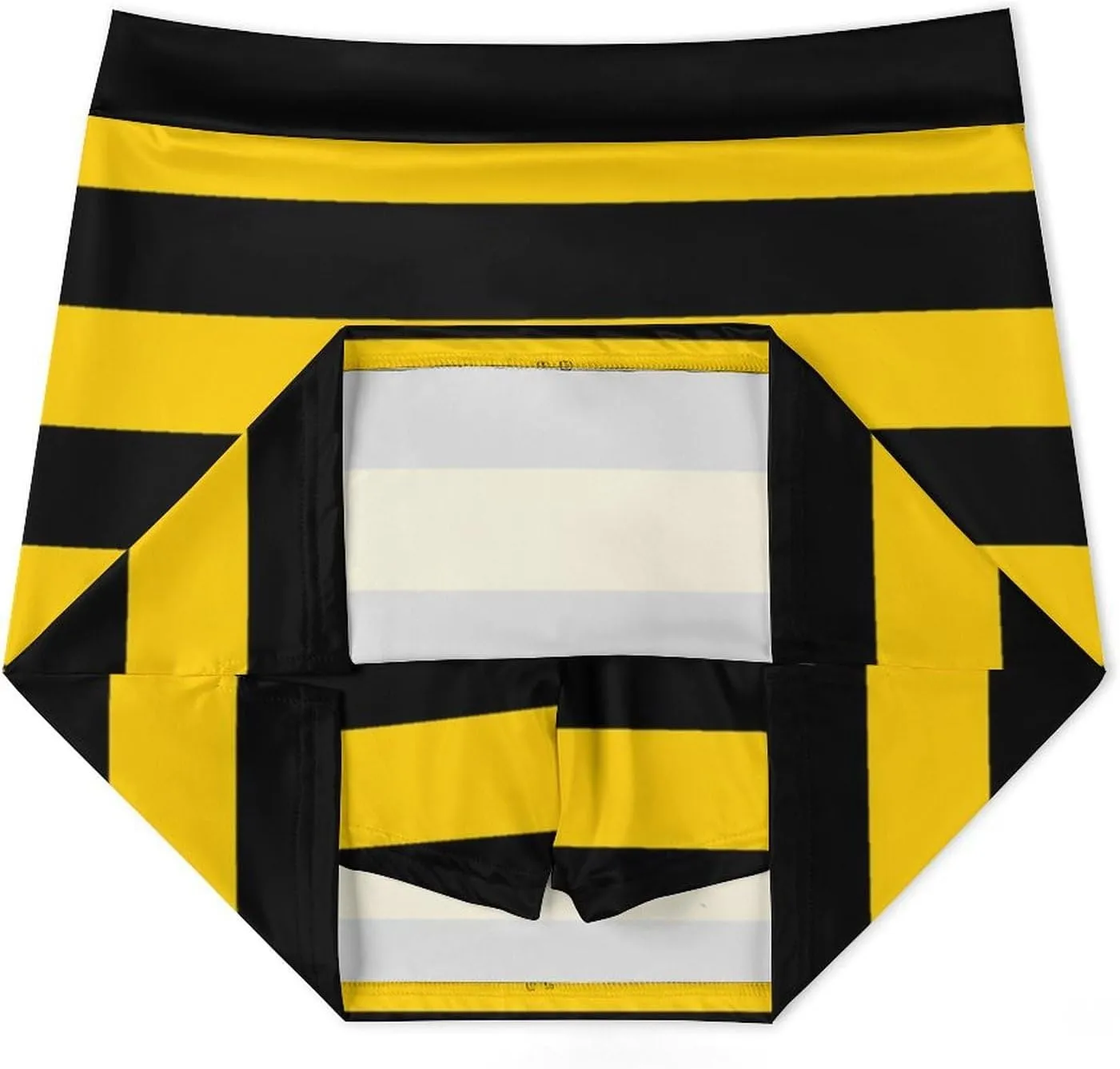Bees Stripe Short Skorts Woman Sexy Golf Skirts Sport Shorts Skort Anti Light Single Pocket A Line Skirt Gym Culotte