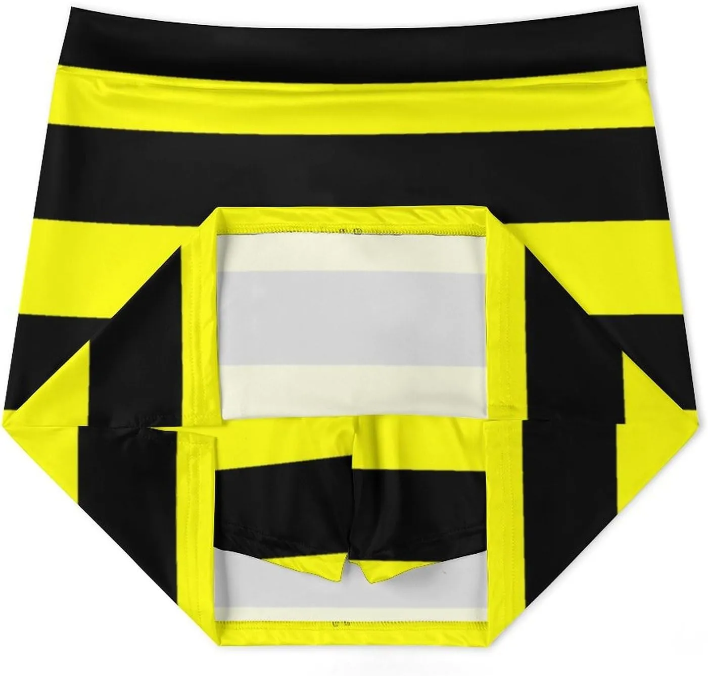 Bees Stripe Short Skorts Woman Sexy Golf Skirts Sport Shorts Skort Anti Light Single Pocket A Line Skirt Gym Culotte
