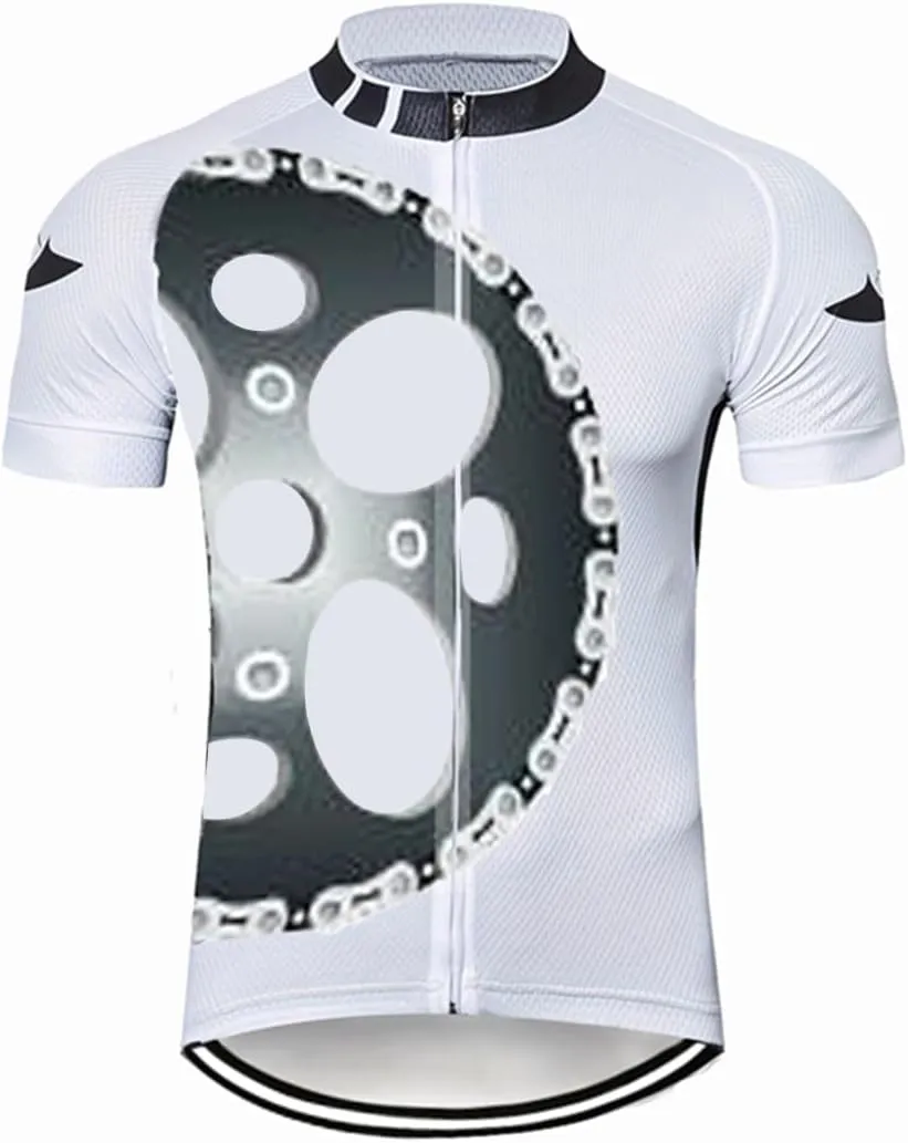 Bike Jersey Male Cycling Shirt Tops Bicycle Clothing Quick Dry Racing Cycling T-Shirts Short Sleeve with Pockets