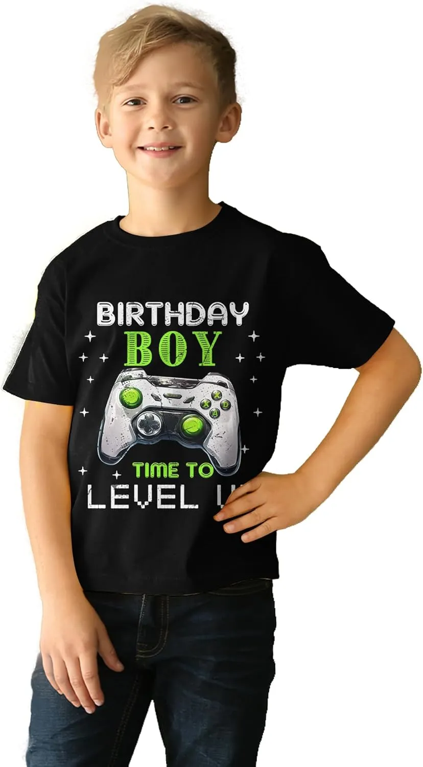 Boys Girls 3D Graphic T-Shirts, Cool Crewneck Unisex Kids Short Sleeve, Novelty Tees for 6-16 Years Teens