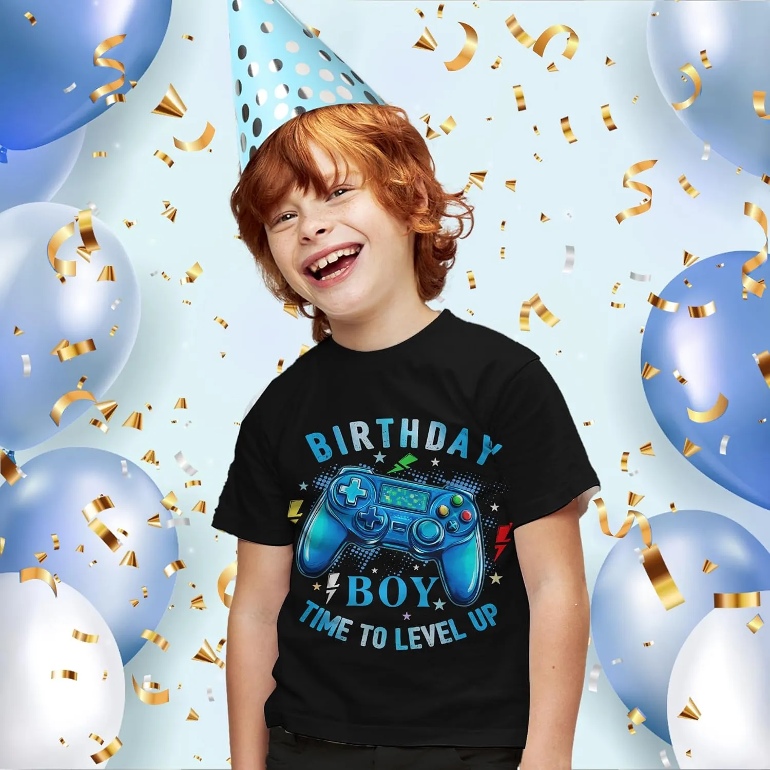 Boys Girls 3D Graphic T-Shirts, Cool Crewneck Unisex Kids Short Sleeve, Novelty Tees for 6-16 Years Teens