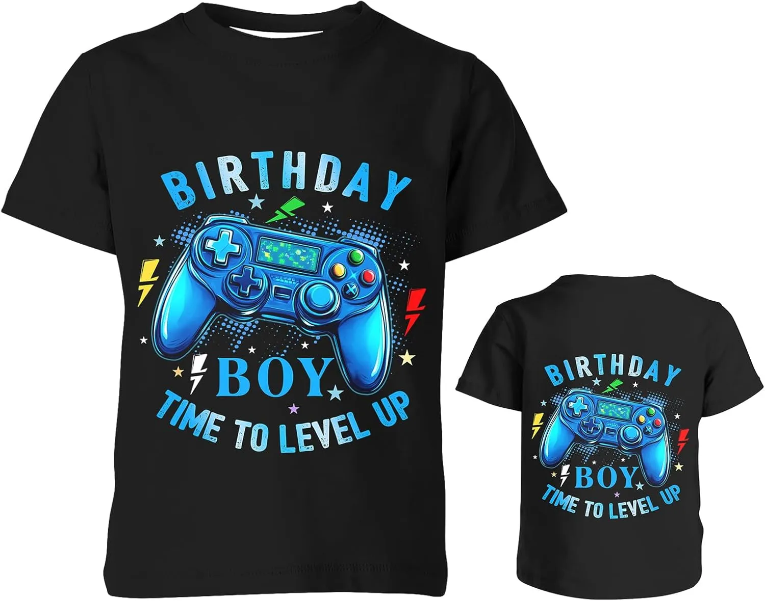 Boys Girls 3D Graphic T-Shirts, Cool Crewneck Unisex Kids Short Sleeve, Novelty Tees for 6-16 Years Teens