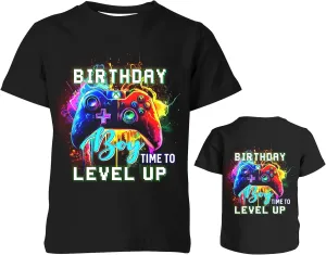 Boys Girls 3D Graphic T-Shirts, Cool Crewneck Unisex Kids Short Sleeve, Novelty Tees for 6-16 Years Teens