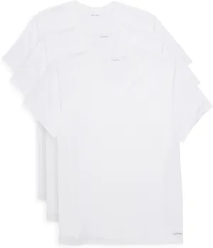 Calvin Klein Men`s Classic Fit Cotton V-Neck T-Shirts 3 Pack