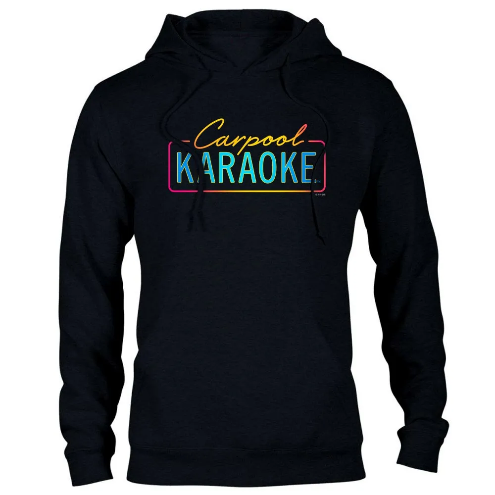 Carpool Karaoke Neon Logo Hooded Sweatshirt