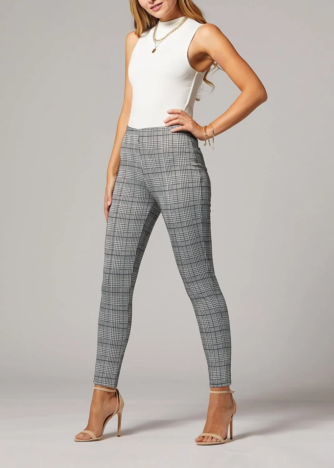 Conceited Dress Pants Women - Stretchy - Tummy Control - All Day Comfort Wear to Work - Womens Pants in Regular and Plus Size