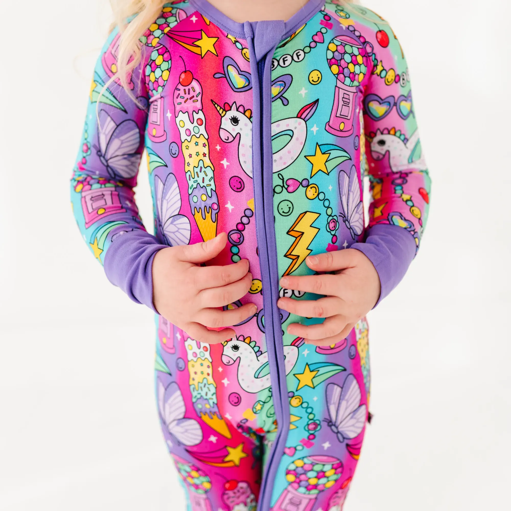 Cosmic Candyland Convertible Footie