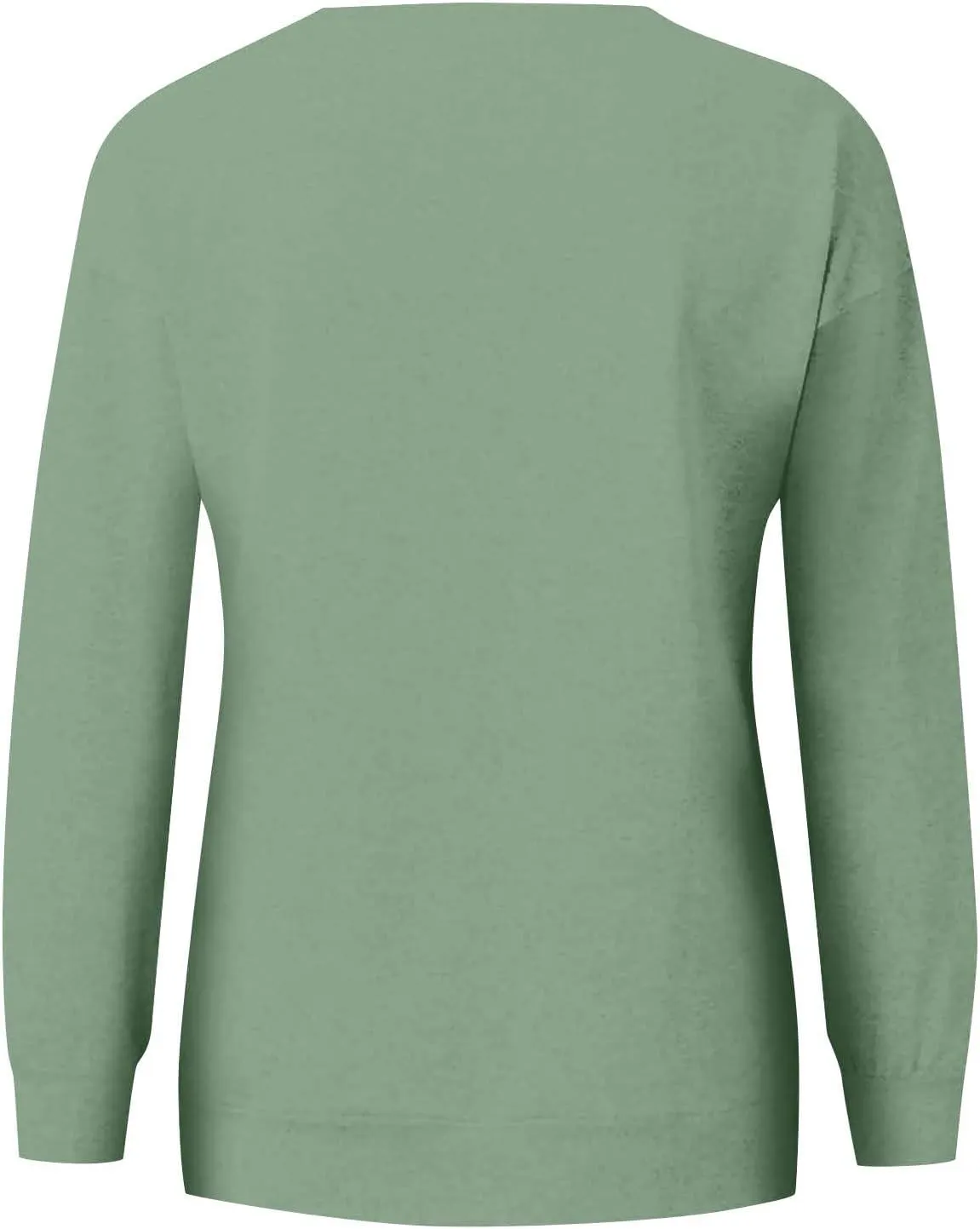 Crewneck Sweatshirts Women Fleece Sweatshirt with Pocket Long Sleeve Shirts Hoodies Pullover Cute Sweaters Tops