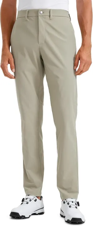 CRZ YOGA Men's All Day Comfy Golf Pants - 30"/32"/34" Quick Dry Lightweight Work Casual Trousers with Pockets