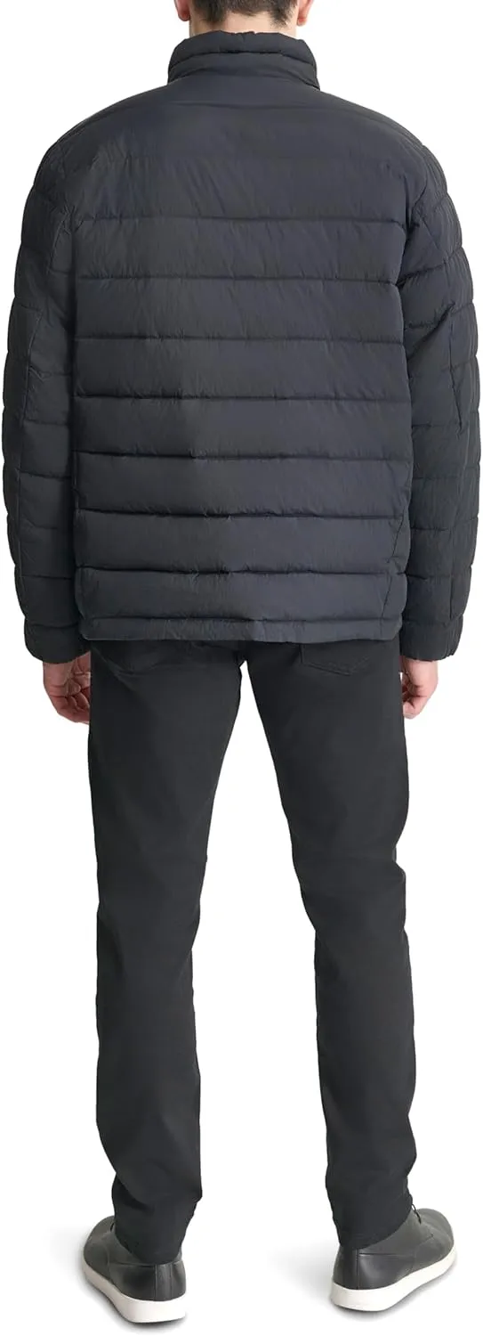 DKNY Mens Light Weight Quilted Puffer Jacket