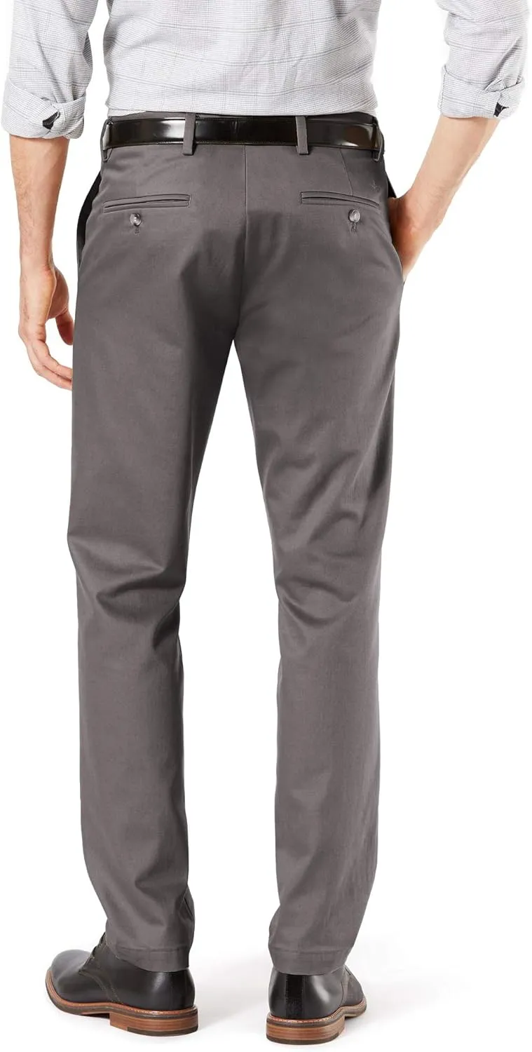 Dockers Men's Slim Fit Signature Khaki Lux Cotton Stretch Pants