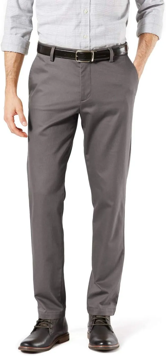 Dockers Men's Slim Fit Signature Khaki Lux Cotton Stretch Pants