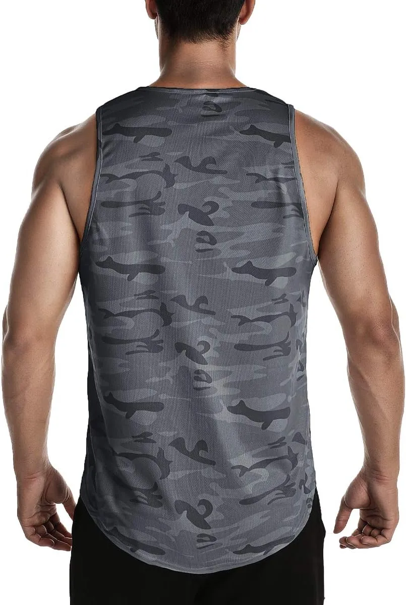 EVERWORTH Men's Workout Gym Tank Tops Bodybuilding Stringer Quick-Dry Fitness T Shirts