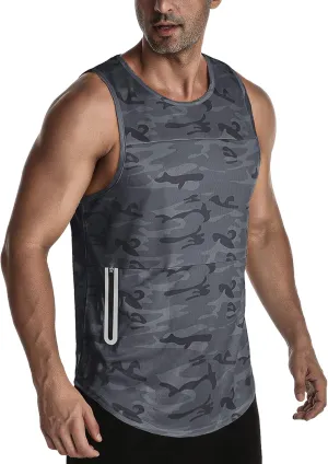 EVERWORTH Men's Workout Gym Tank Tops Bodybuilding Stringer Quick-Dry Fitness T Shirts