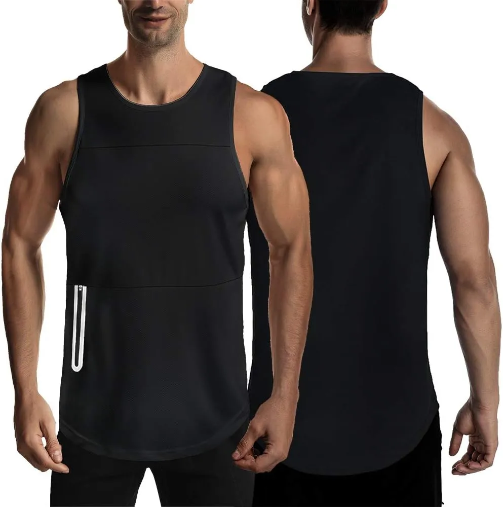 EVERWORTH Men's Workout Gym Tank Tops Bodybuilding Stringer Quick-Dry Fitness T Shirts