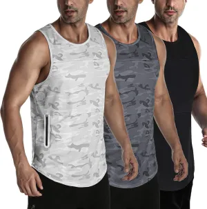 EVERWORTH Men's Workout Gym Tank Tops Bodybuilding Stringer Quick-Dry Fitness T Shirts