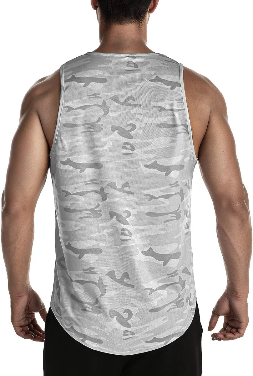 EVERWORTH Men's Workout Gym Tank Tops Bodybuilding Stringer Quick-Dry Fitness T Shirts
