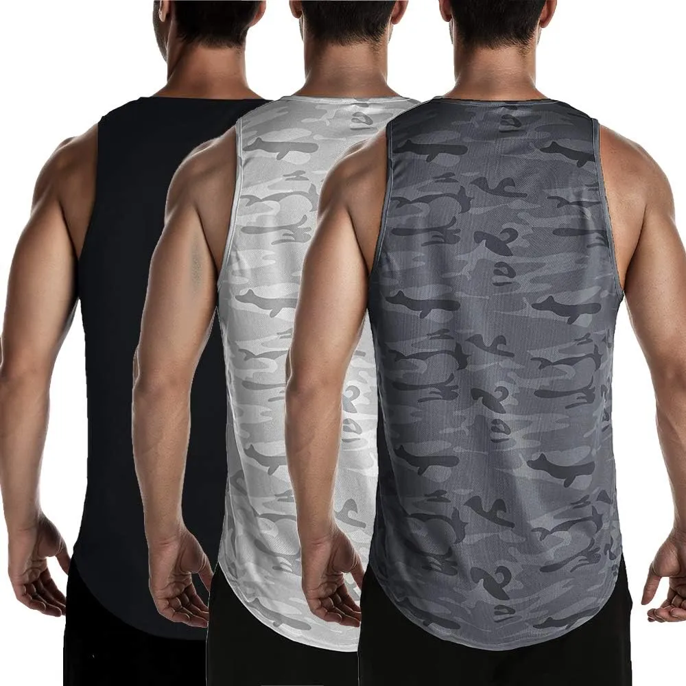 EVERWORTH Men's Workout Gym Tank Tops Bodybuilding Stringer Quick-Dry Fitness T Shirts