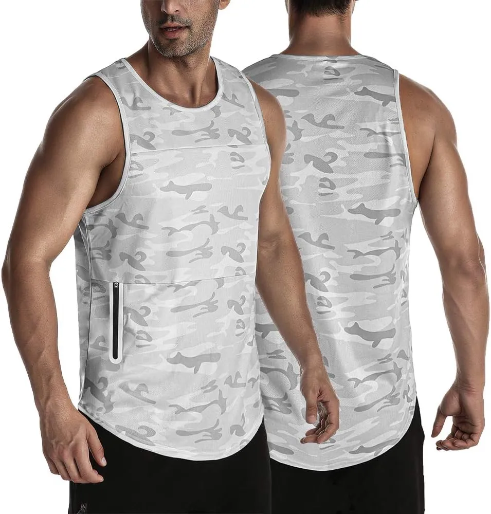 EVERWORTH Men's Workout Gym Tank Tops Bodybuilding Stringer Quick-Dry Fitness T Shirts