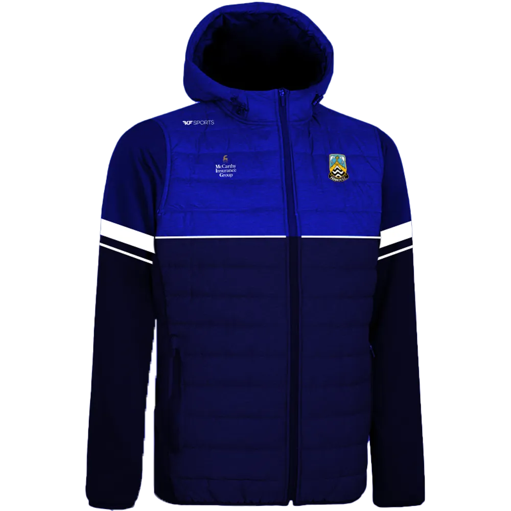 Fermoy FC: Hooded Soft Sleeved Gilet Navy & Blue