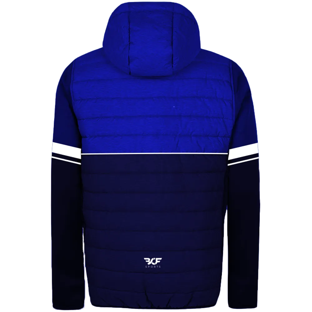 Fermoy FC: Hooded Soft Sleeved Gilet Navy & Blue