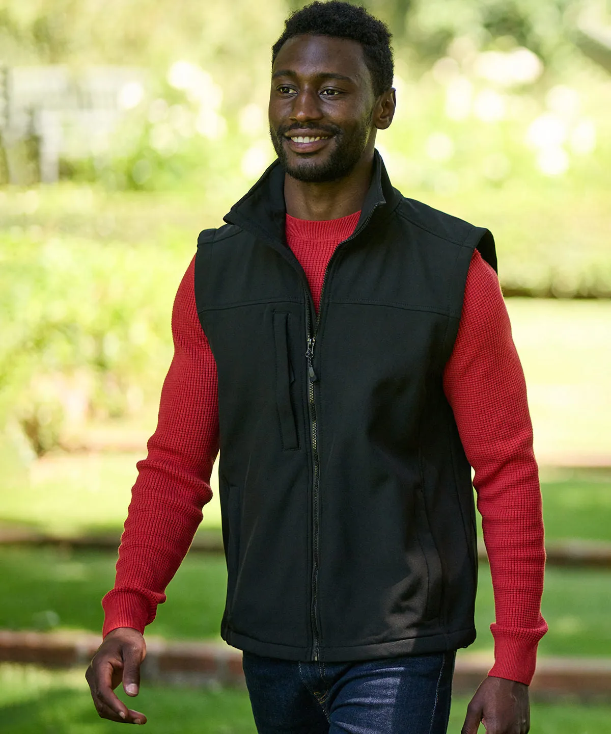 Flux softshell bodywarmer | Black/SealGrey