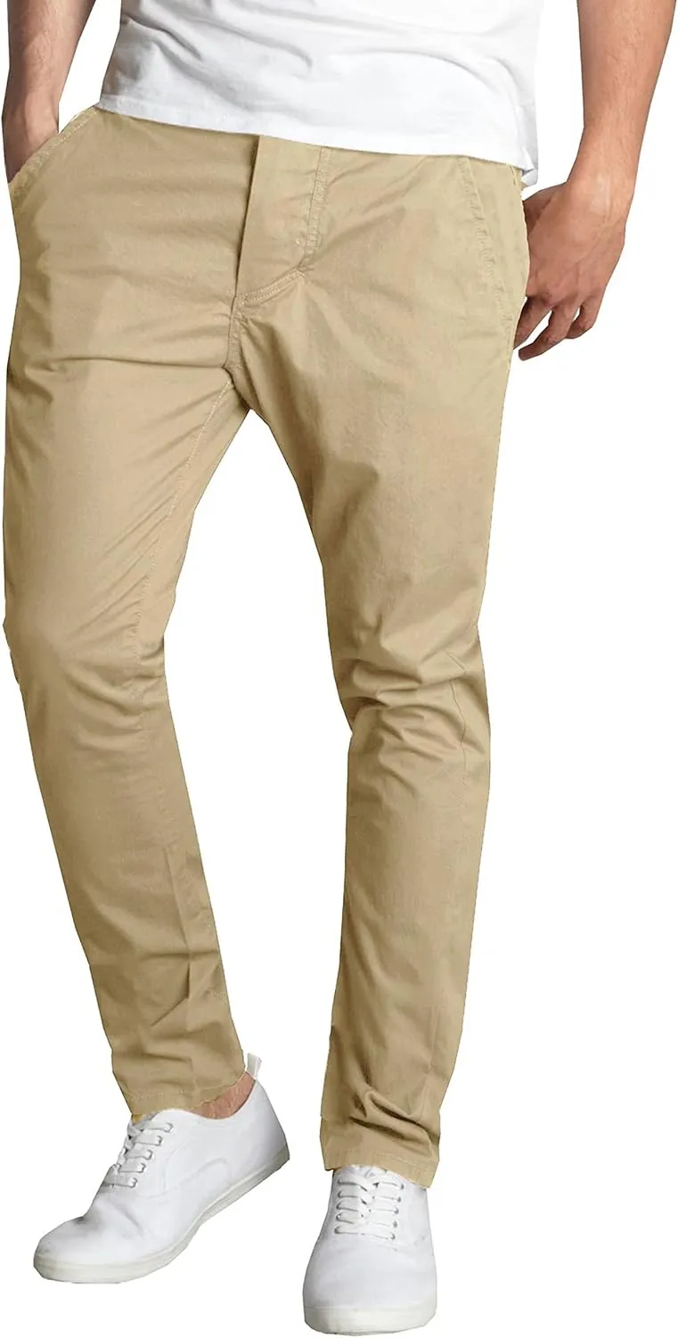 Galaxy by Harvic Slim Fit Men's Stretch Chino Pants