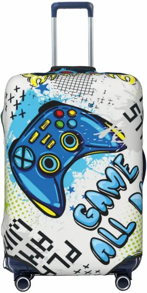 Game All Day Luggage Cover,Washable Suitcase Covers Fashion Luggage Covers,Anti-Scratch Suitcase Protector Cover
