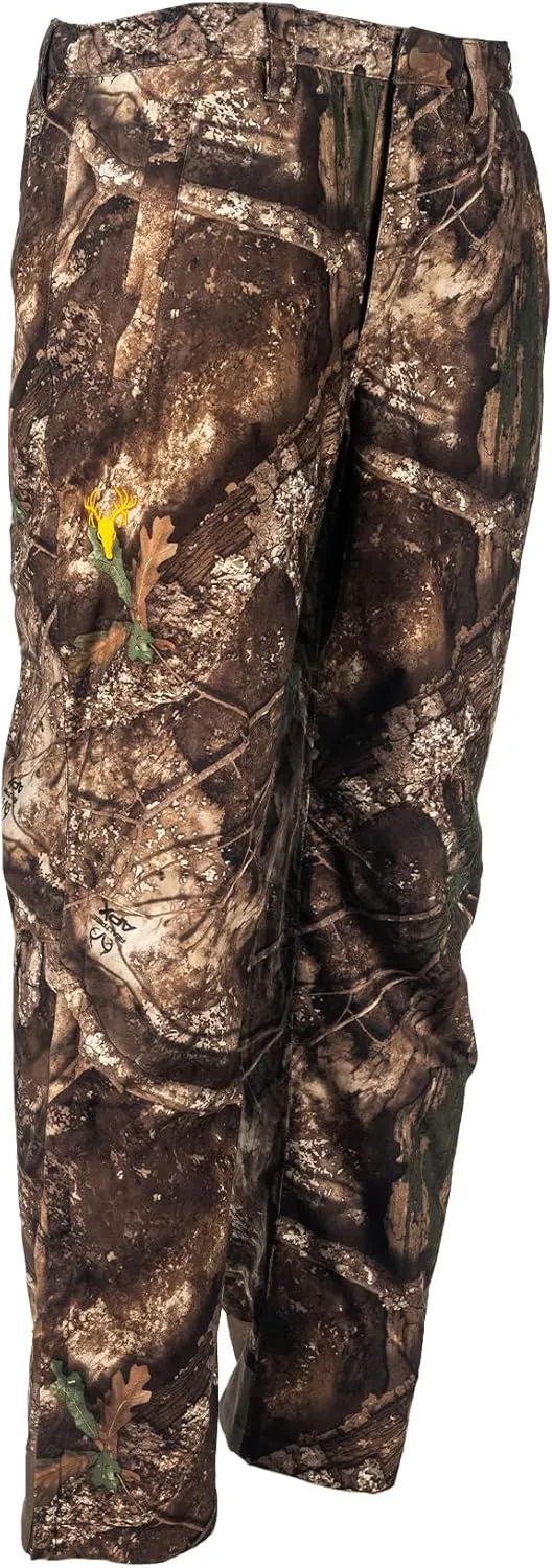 HOT SHOT Mens Camo Hunting Pants, Waterproof Insulated All-Day Cold Weather Camouflage Hunting Clothes