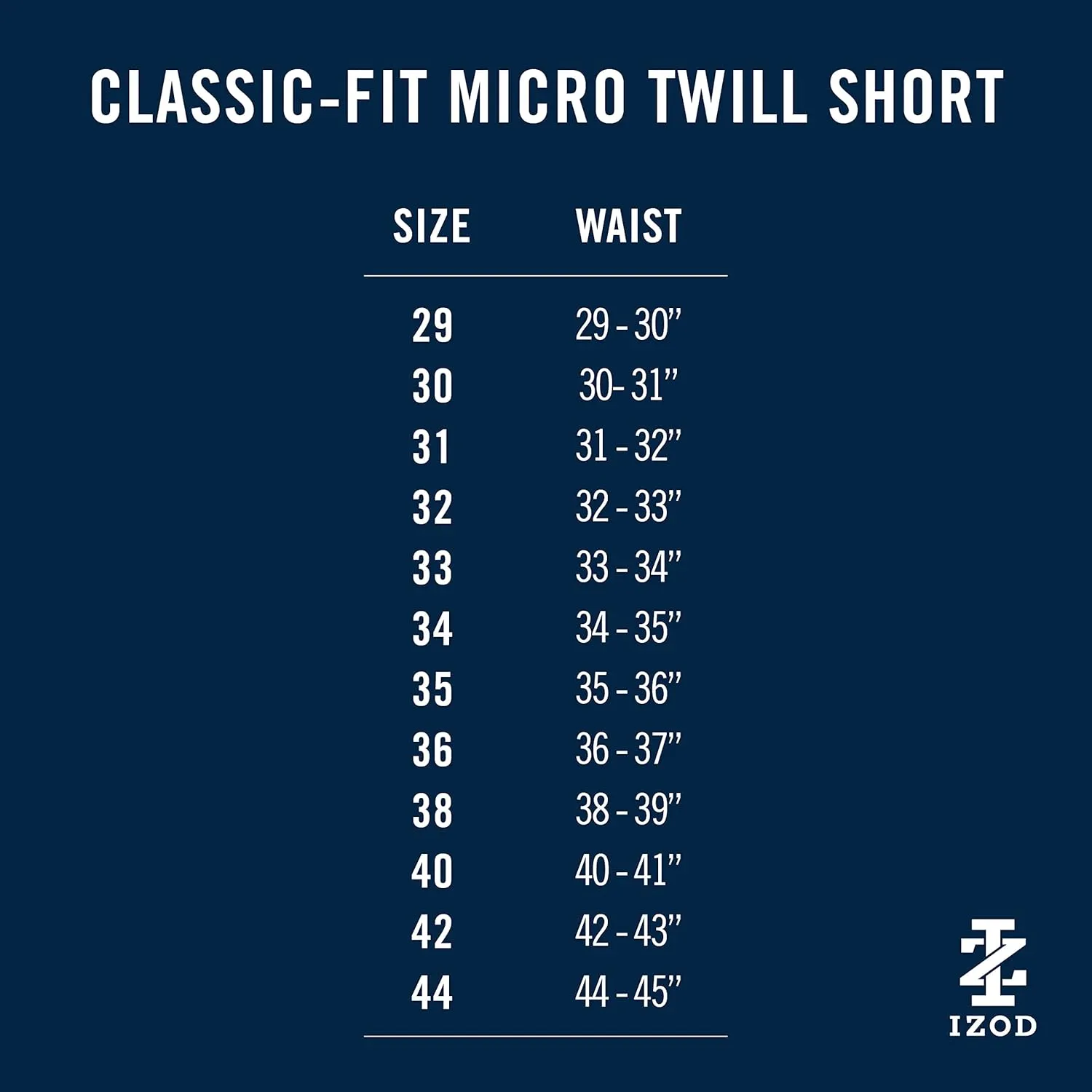 IZOD Mens 9.5"Micro Poly Classic Fit Golf Short