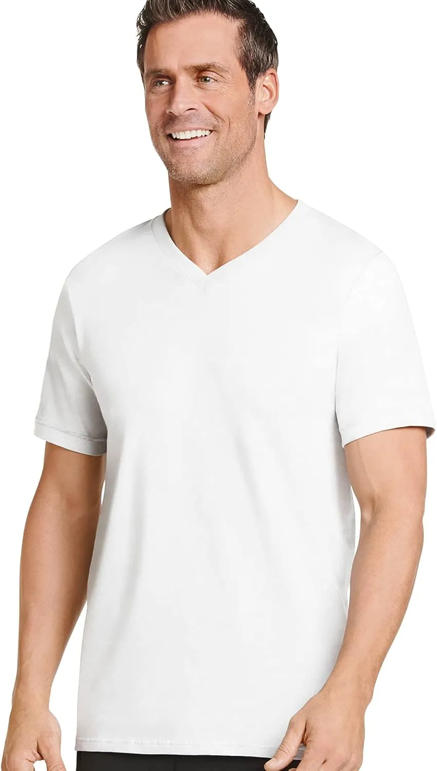 Jockey Men's Undershirt Classic V-Neck Undershirt - 3 Pack