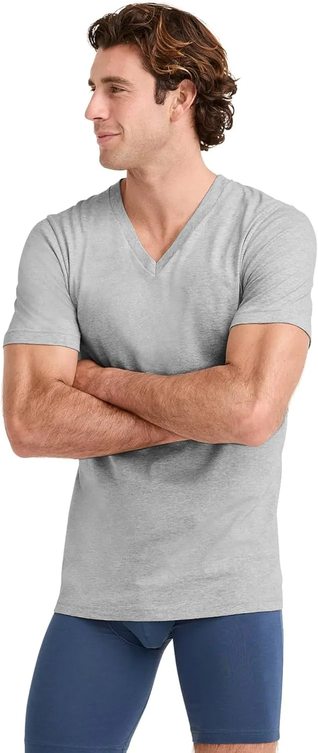 Jockey Men's Undershirt Classic V-Neck Undershirt - 3 Pack
