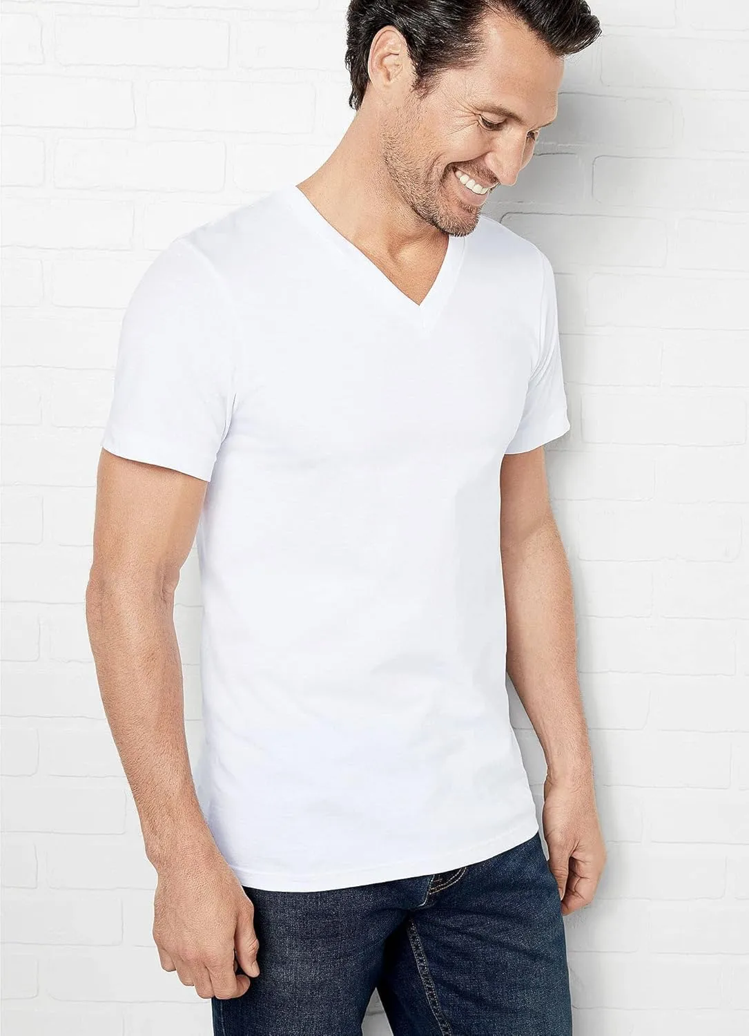 Jockey Men's Undershirt Classic V-Neck Undershirt - 3 Pack