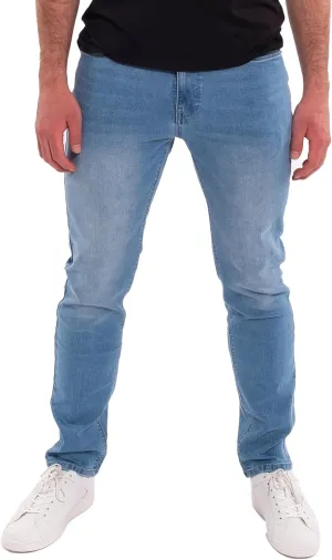 Kenneth Cole REACTION Slim Fit Jeans for Men, 2-Way Stretch Jeans Slim Fit 5-Pocket, Stretch Denim Pants for Men
