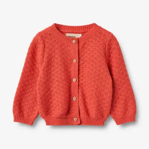Knit Cardigan Magnella | Baby - candy red