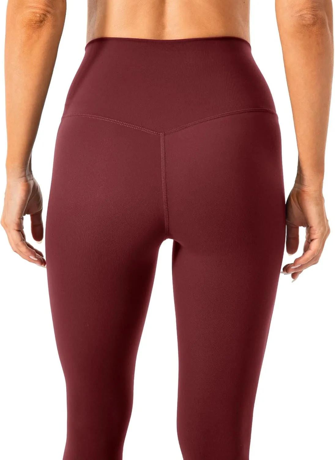 Lavento Women's All Day Soft Yoga Leggings 23"/ 25"/ 28" - No Front Seam Workout Active Legging for Woman