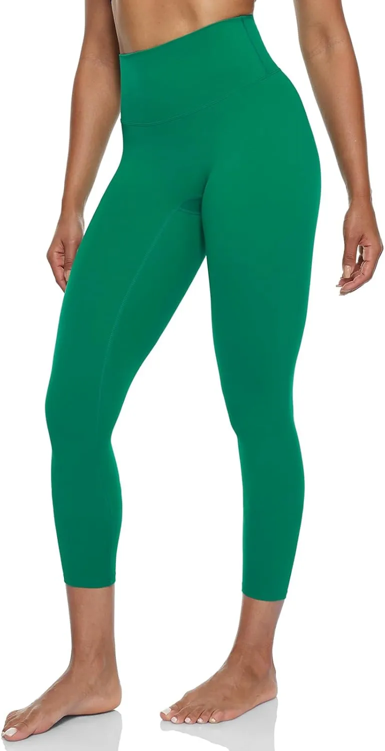 Lavento Women's All Day Soft Yoga Leggings 23"/ 25"/ 28" - No Front Seam Workout Active Legging for Woman