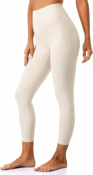 Lavento Women's All Day Soft Yoga Leggings 23"/ 25"/ 28" - No Front Seam Workout Active Legging for Woman