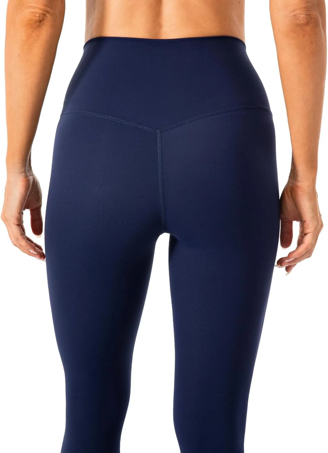 Lavento Women's All Day Soft Yoga Leggings 23"/ 25"/ 28" - No Front Seam Workout Active Legging for Woman